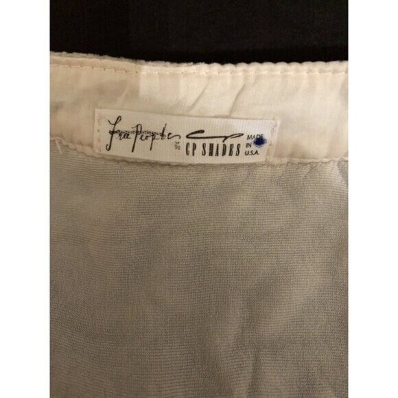 CP Shades X Free People Jacey Pink Velvet V-neck Silk Blend Tunic Dress XS $268 - Picture 11 of 11